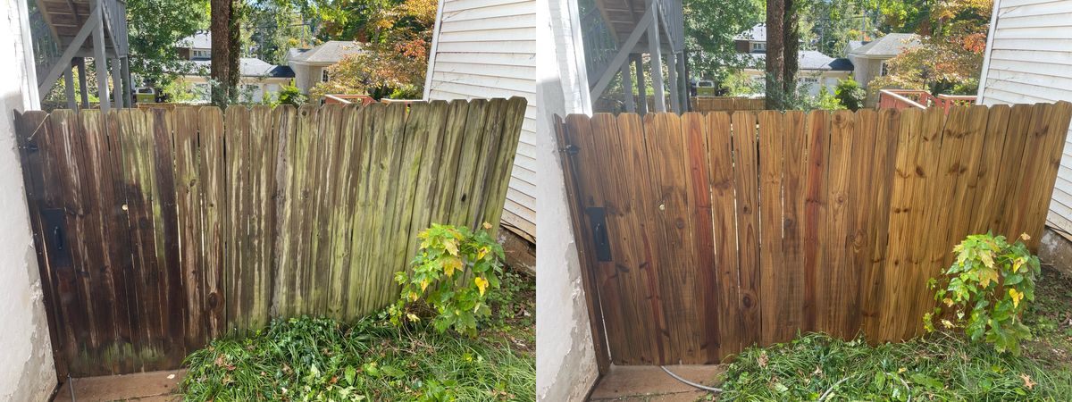 Fence cleaning for Roanokes #1 Choice for Premium Pressure Washing in Roanoke, VA