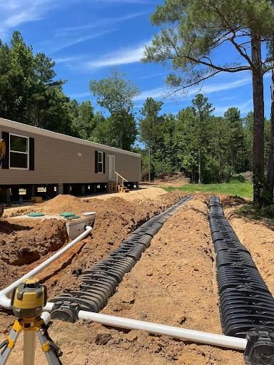 Property Grading for Collins Constructors in Fyffe, AL