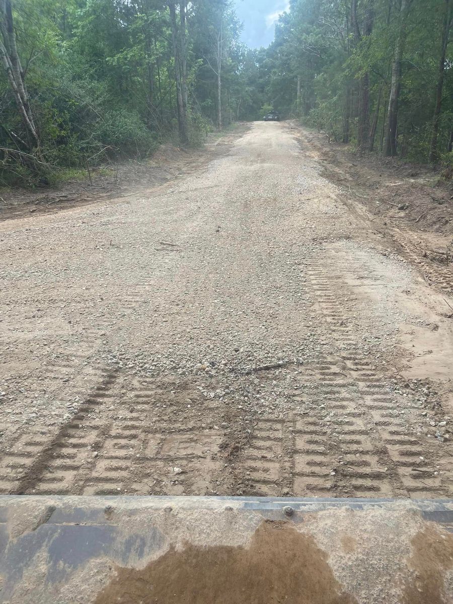 Driveway Construction for Randy Chumley Circle C Land Management in Marshall, TX