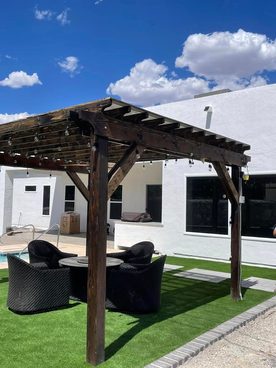 Pergolas for Oasis Landscaping LLC  in El Paso, TX