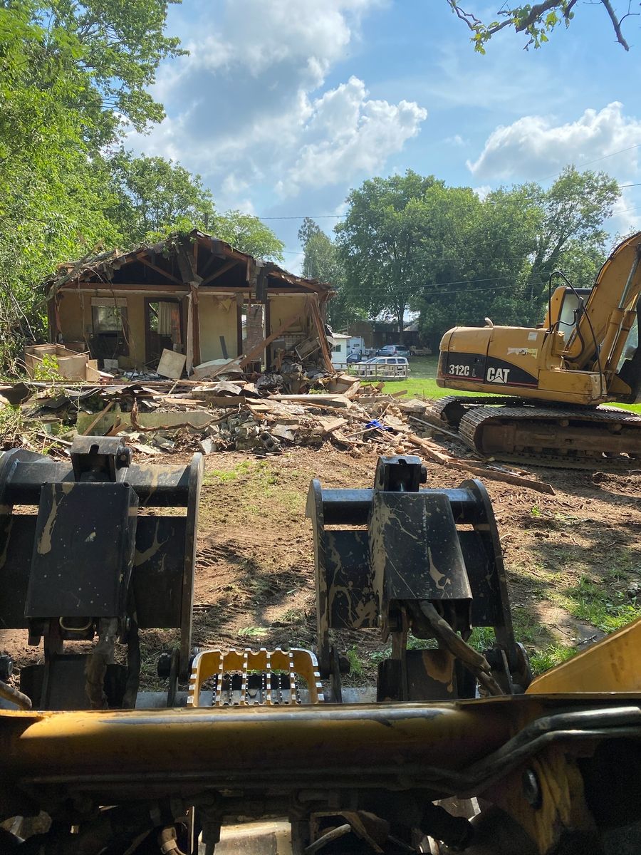 Demolition for McBryar Excavation in Trenton, GA