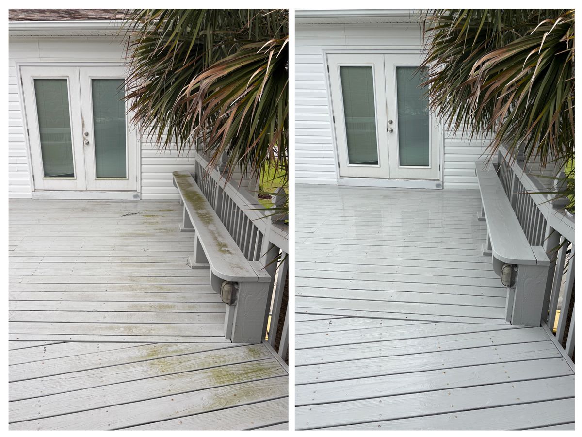 Wood Cleaning for Salty Exterior Pro Wash in Hampstead, NC
