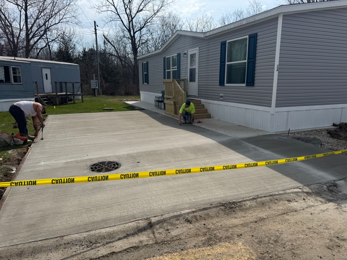 Concrete for B & E Concrete in Michigan City, IN