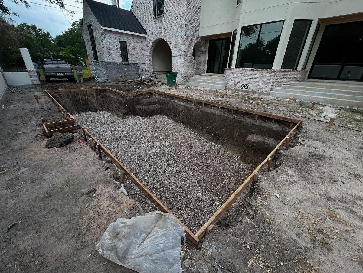 Pool Area Cleaning for Texas Elite Excavations in Pearland, TX