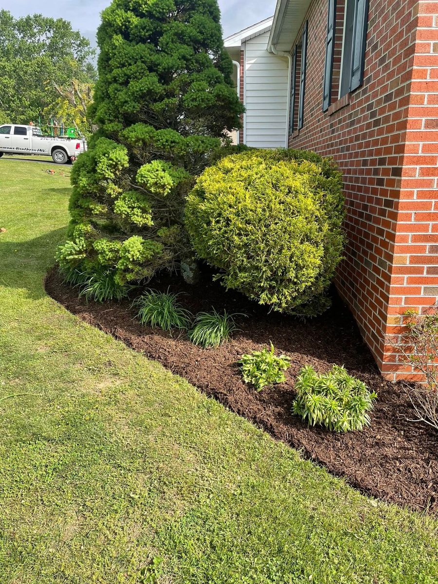 Landscape Design & Install for Simmons Brothers Investments in Pounding Mill, VA