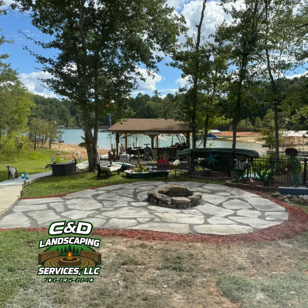 Patio Design & Construction for C & D Landscaping Services LLC in Blairsville, GA