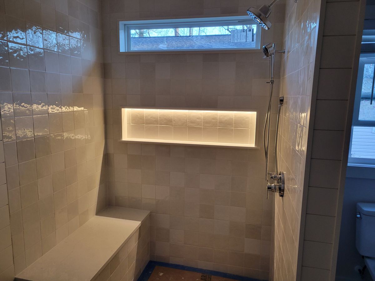 Tile Installation for GVL Renovations in Greenville, SC