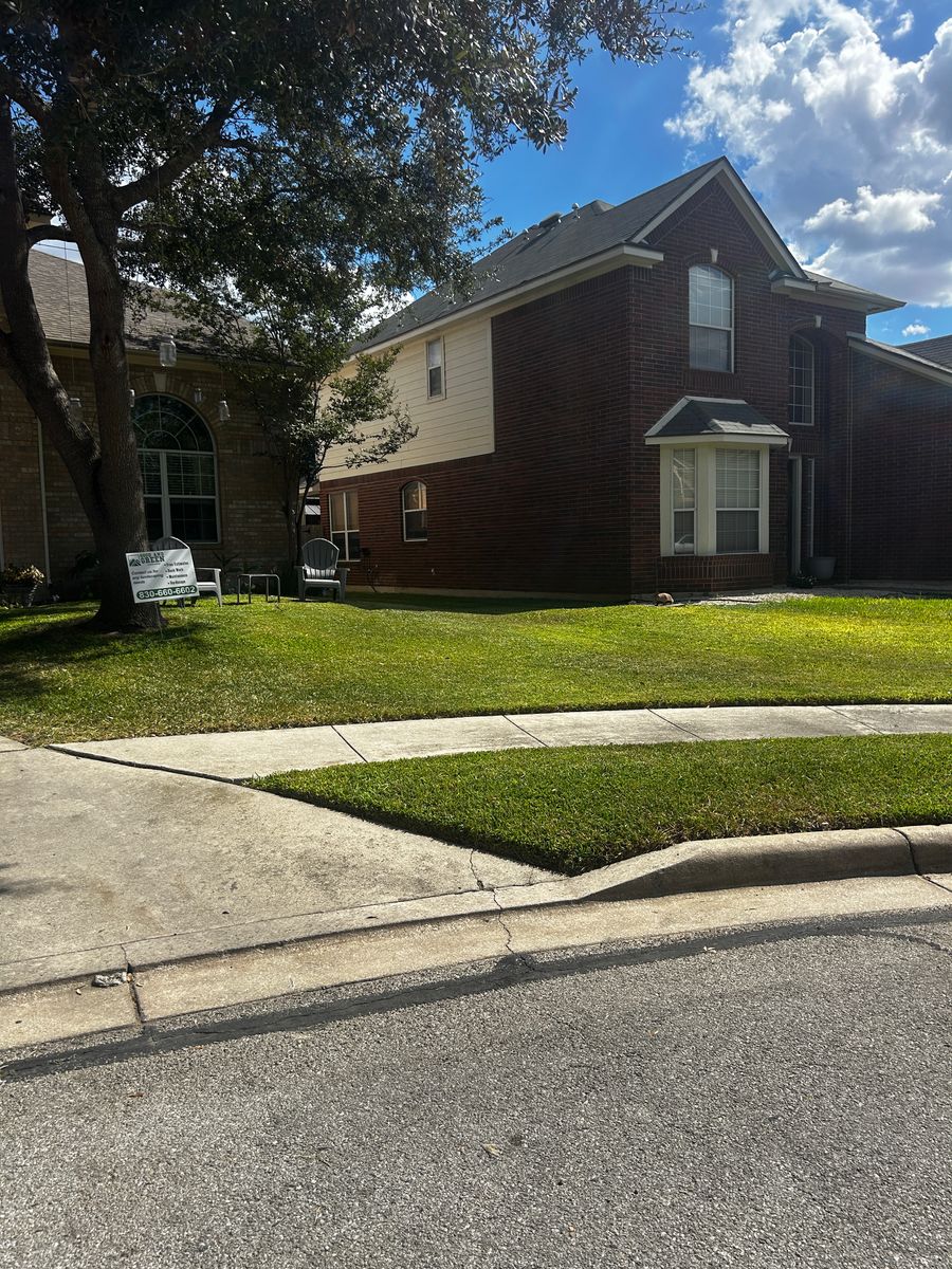 Lawn maintenance for Good and Green Landscaping in Canyon Lake, TX