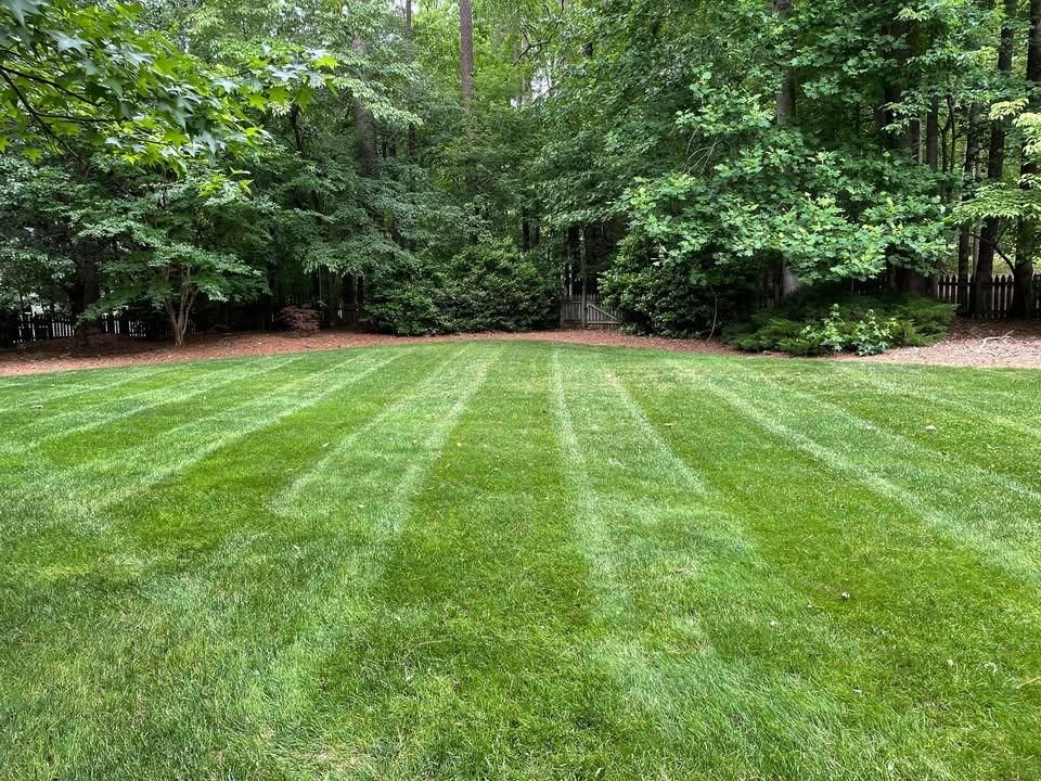 Lawn Mowing for Green Works Landscaping in Clayton, NC