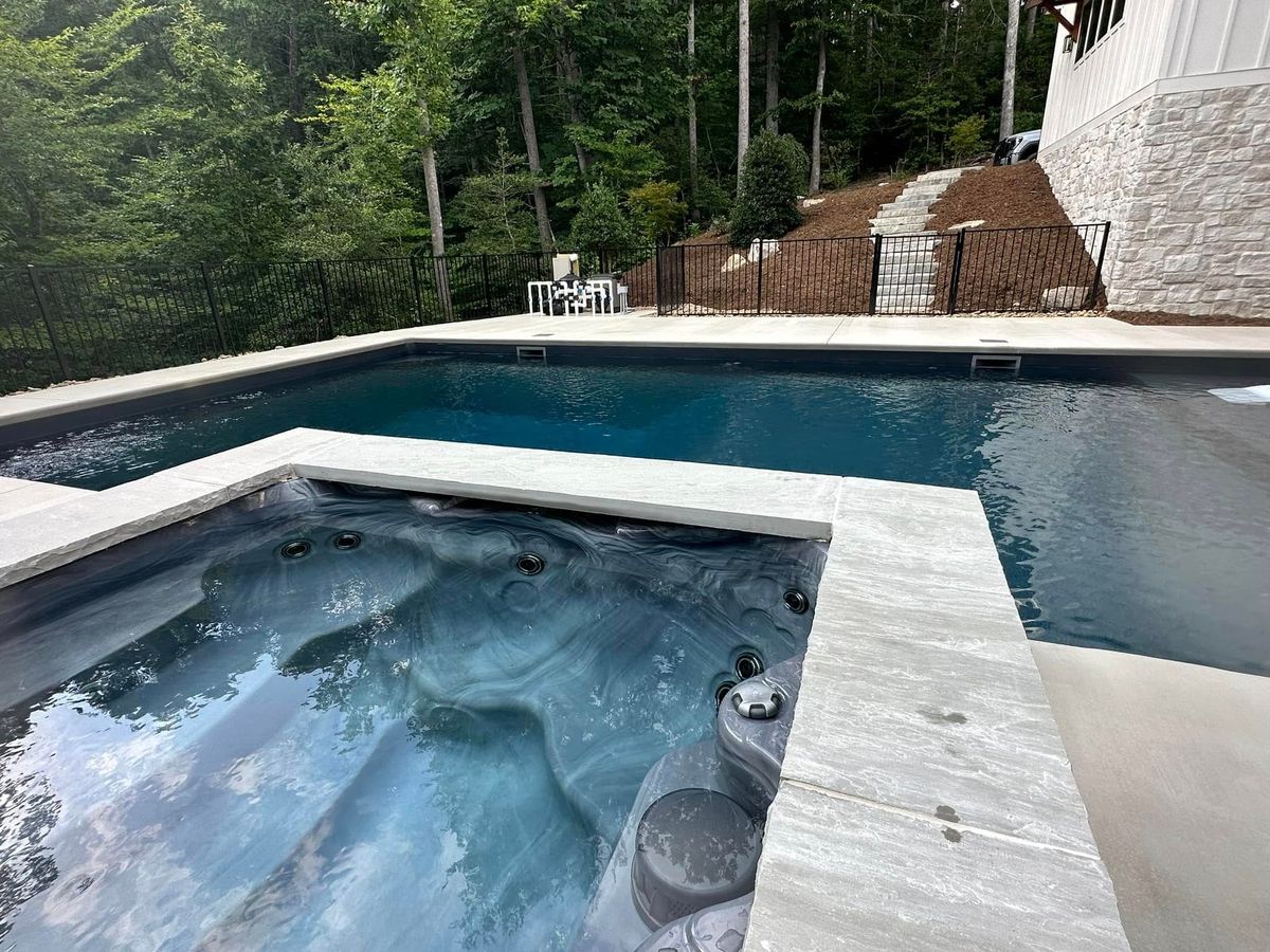 Jacuzzi and Spa Design for ZRS Pools and Construction in Granite Falls, NC