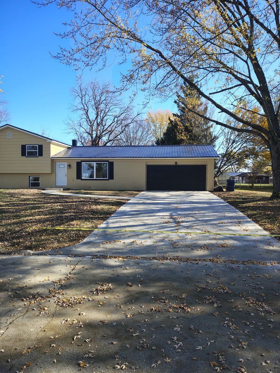 Driveway Construction for W.A. Concrete & Home Projects in Richmond, IN
