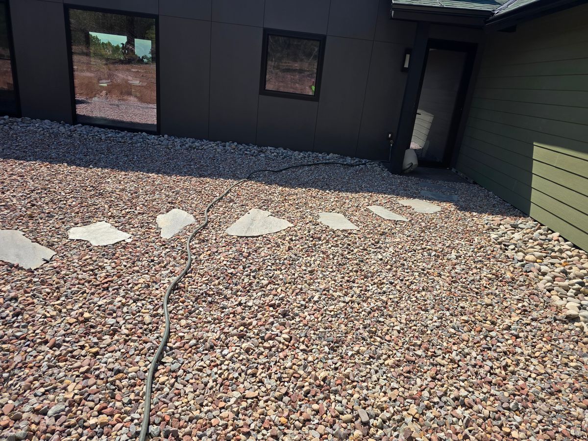 Xeroscaping for LRS: Landscape, Rescue, Snow in Silt, CO