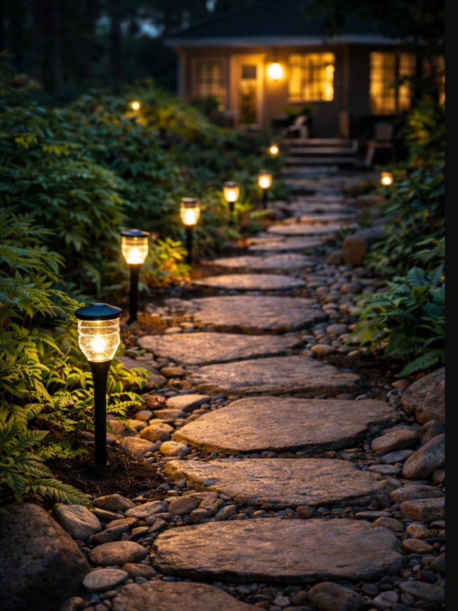 Landscaping Lighting  for Lalo's Landscaping in Goshen, IN