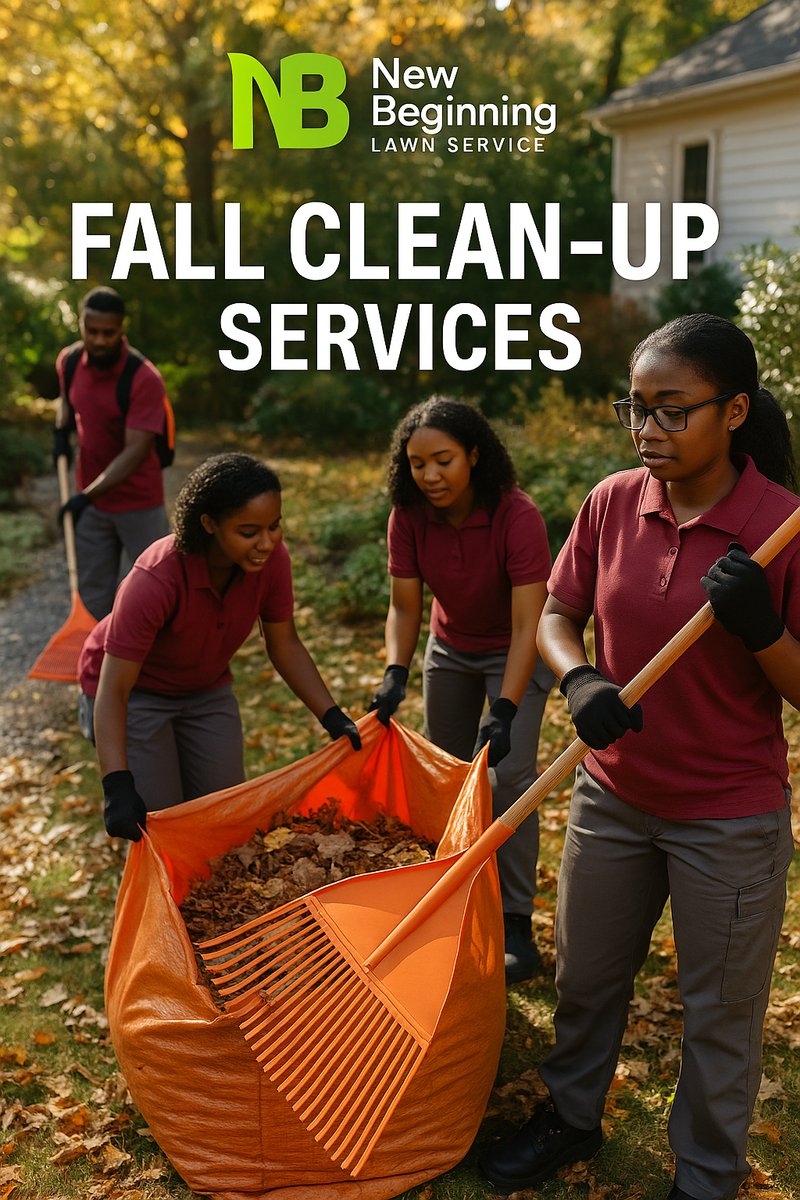 🍁 NB Fall Clean-Up Services for New Beginning Landscape & Remodel LLC in Atlanta, GA