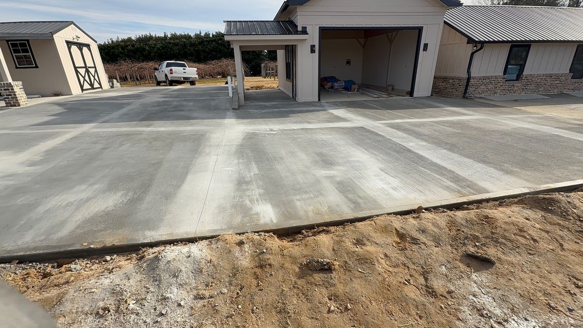 Concrete Slab Construction for DH Construction & Concrete in Roebuck, SC