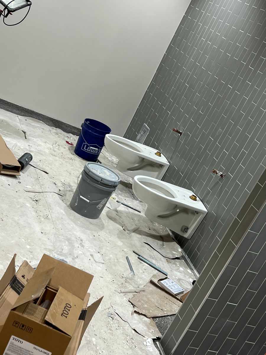 New Commercial Construction Plumbing for Hunts Plumbing INC in Maxton, NC