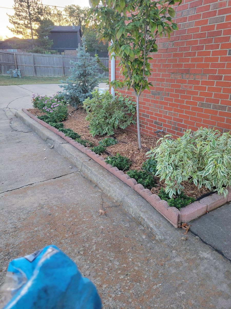 Landscape Design for R&M Lawn Services in Tulsa, OK