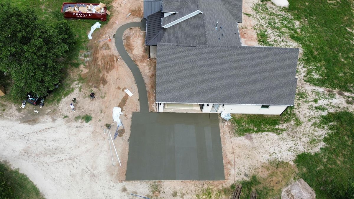 Parking Lot Construction for 4L Concrete Solutions LLC in Bryan-College Station, TX