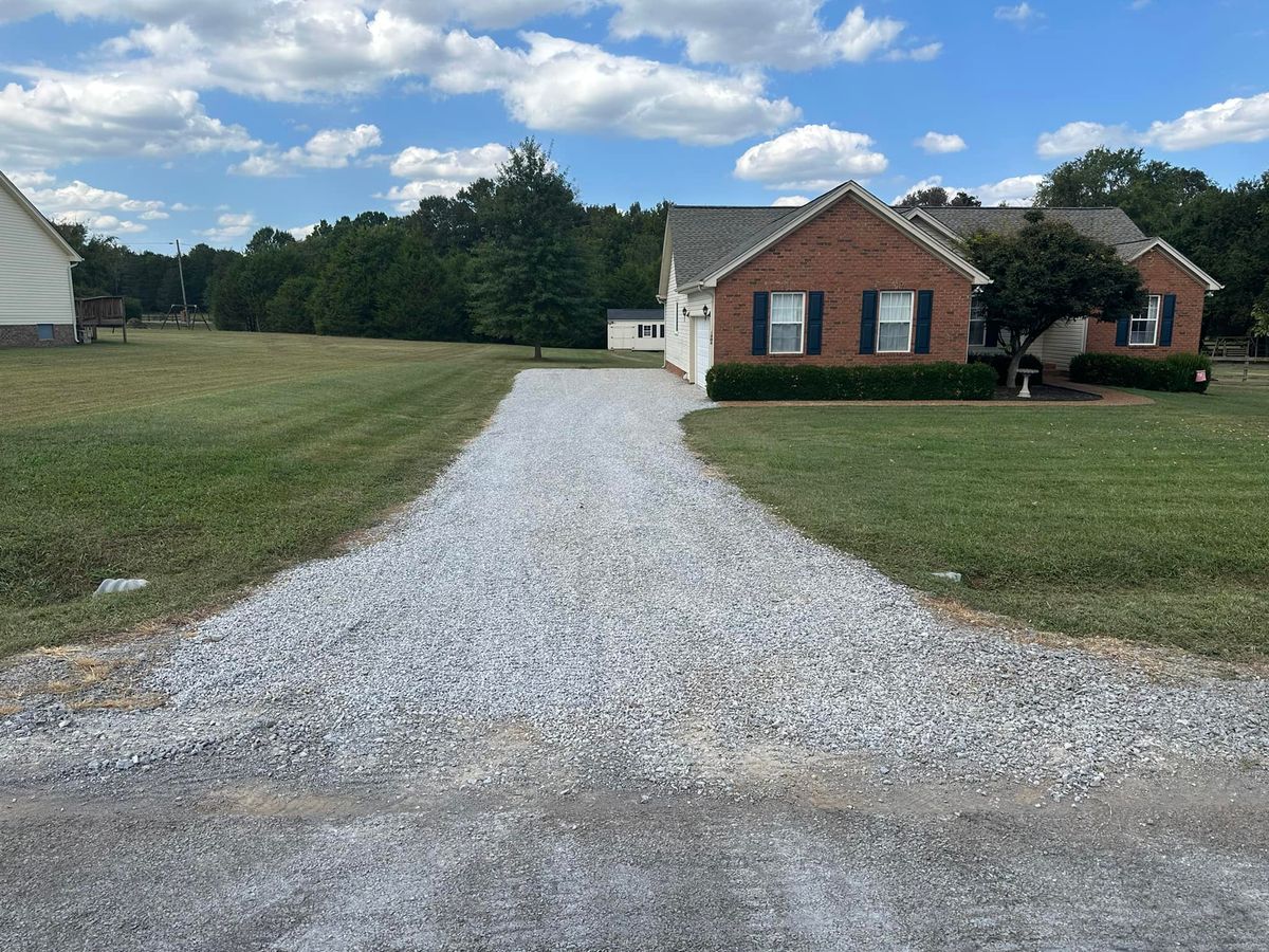 Gravel Driveway Construction for Ground Worx in Lebanon, TN