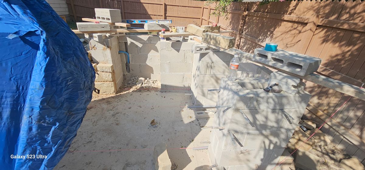 Stonework for Martin's Masonry & Landscaping in Leander, TX