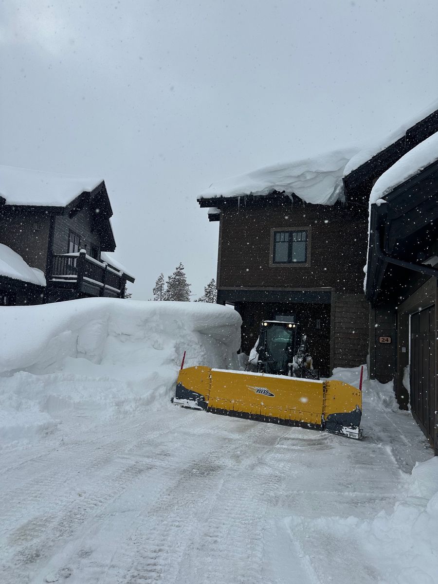Snow Management for R&H Homes in Bozeman, MT