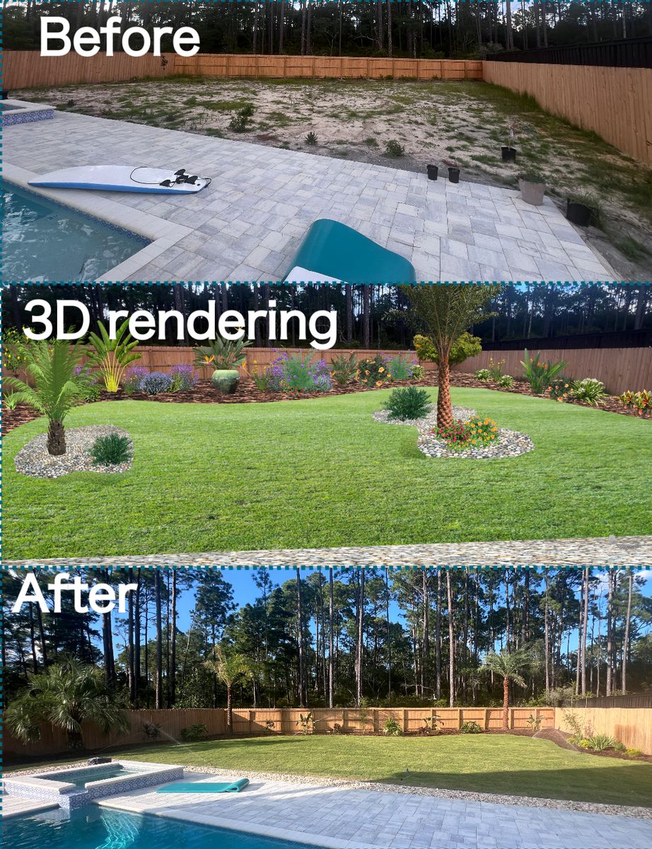 Landscape design projects for Everything for the Home Inc. in Destin, FL