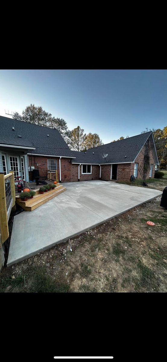 Deck & Patio Installation for Simmons Construction in Starkville, MS