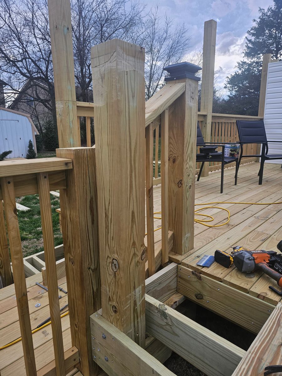 Decking for A&D Home Improvements in Cleveland, TN