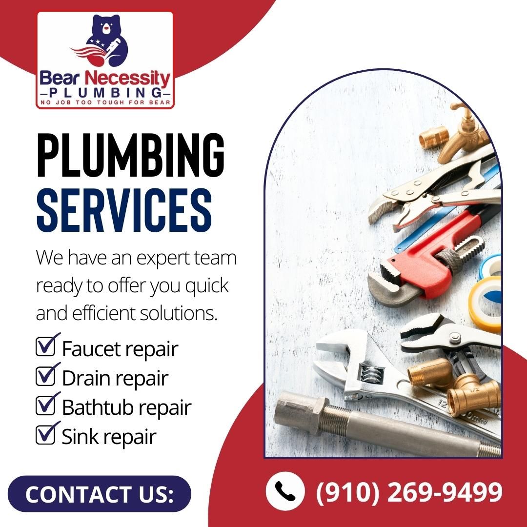 Plumbing Repairs for Bear Necessity Plumbing in Longs, SC