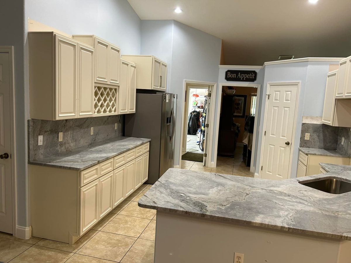 Natural Stone Countertop Installation for Supreme Stone in Ocala, FL