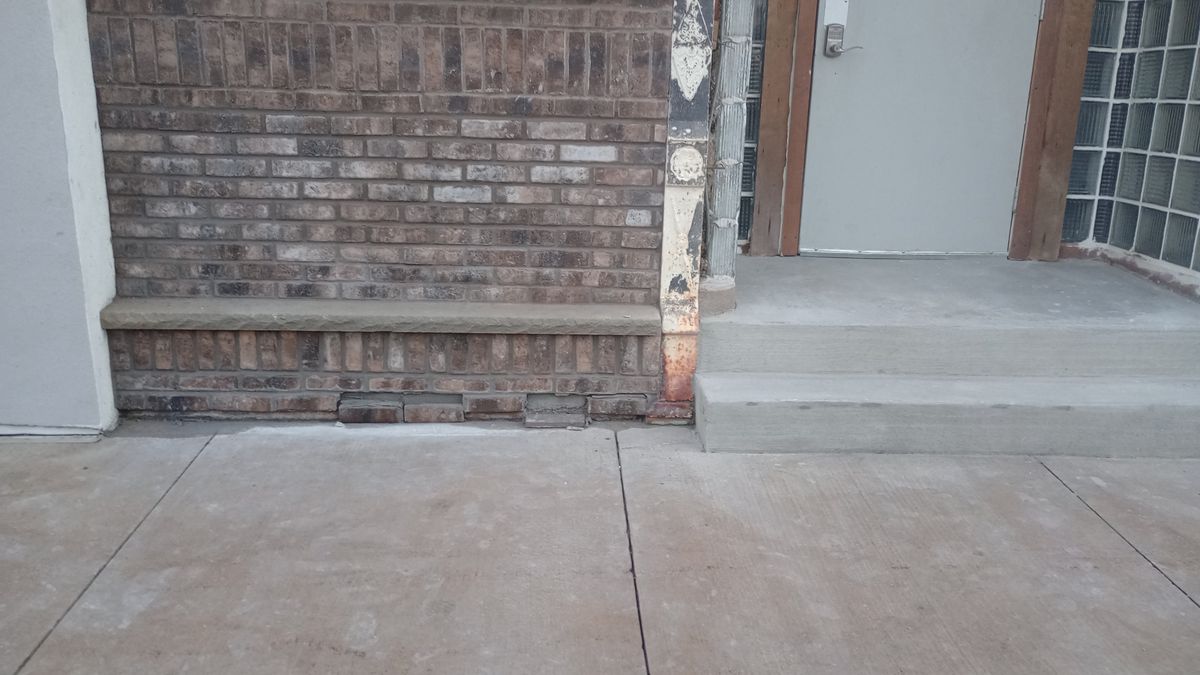 Brick Cleaning for To the Point Masonry in Spring Valley, WI
