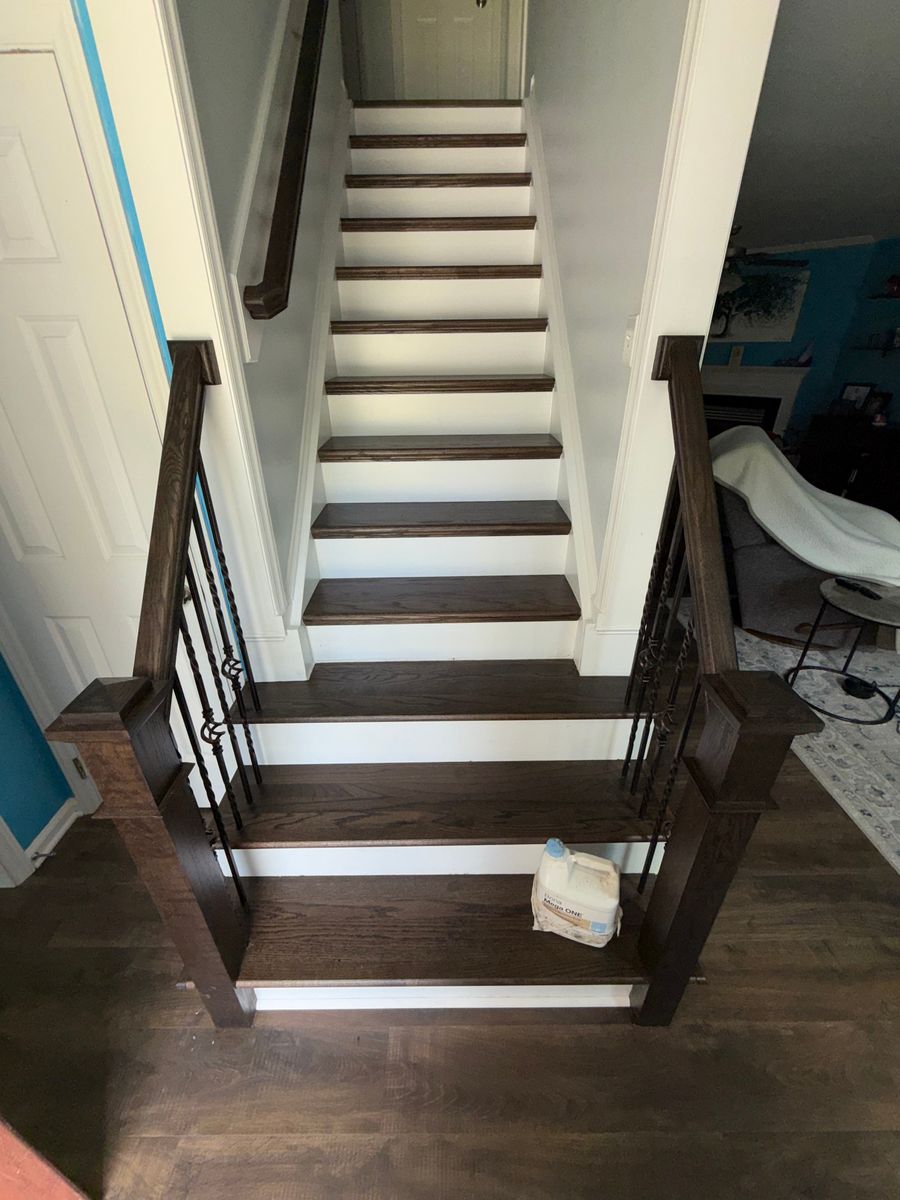 Custom stair for Master Hardwood Floors in Raleigh, NC