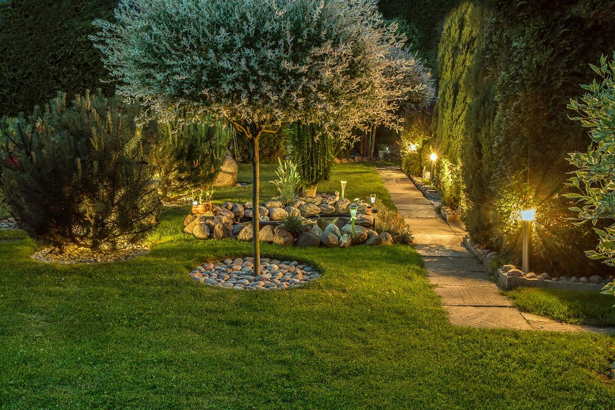 Landscape Lighting for TKC Landscaping in Middletown, NY