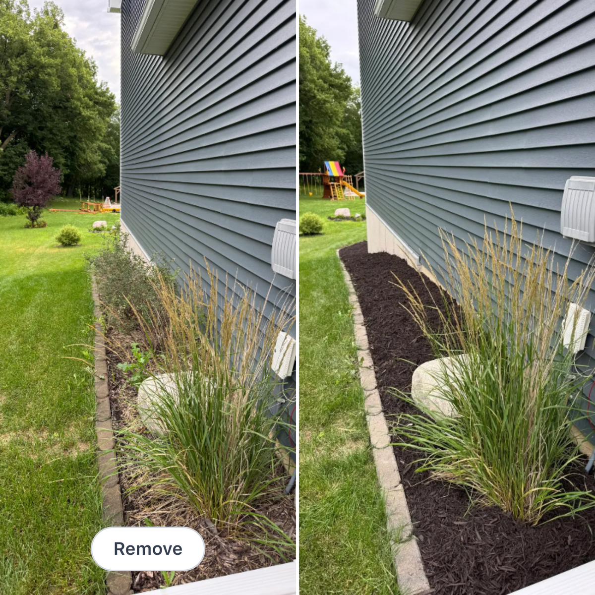 Mulch and Rock Installation for Bubba’s Seasonal Services in Buffalo, MN
