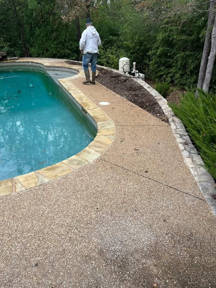 Pool Deck Paving for JP Pools in Gatesville, TX