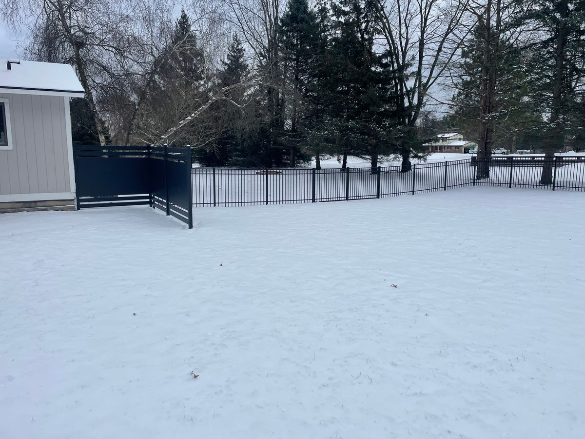 Fence Installation for TMF Services in Lapeer County, MI