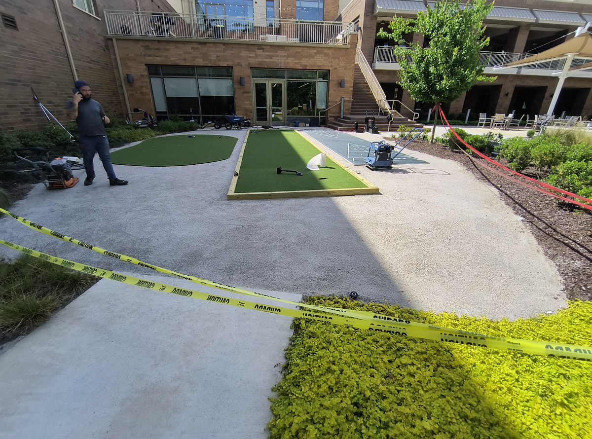 Artificial Turf Bocce Court's  for Elite Turfs in Concord, NC