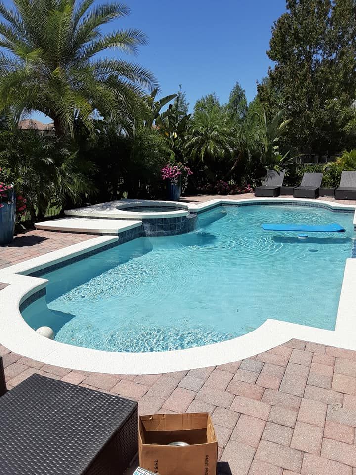Pool Deck Painting for Bradley Bradshaw Painting in Christmas, FL