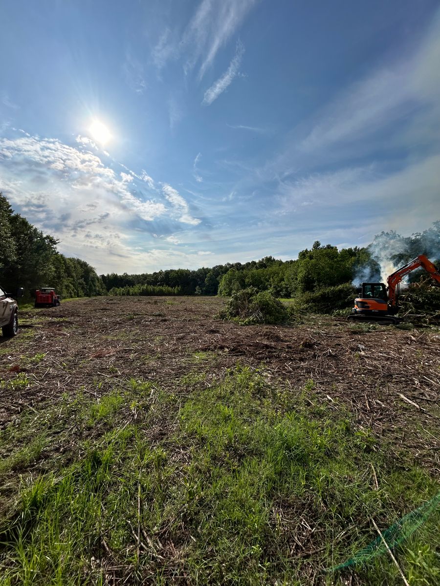 Land Clearing for Lambert Equipment Services in Hessmer, LA