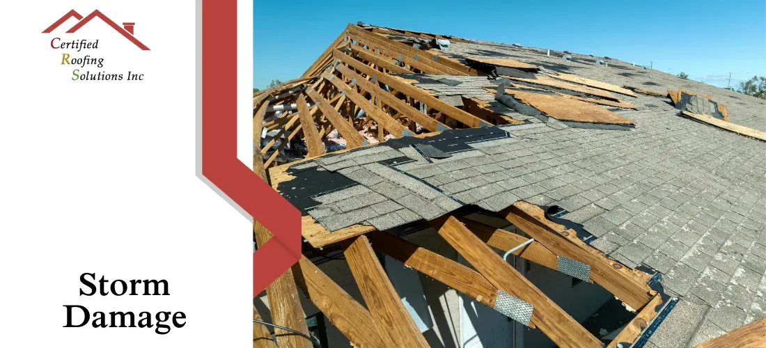 Residential roofing repair for Certified Roofing Solutions Inc. in Marietta, GA