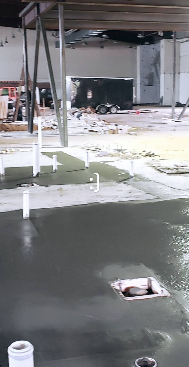 Commercial Concrete Work for Miilan Construction in Boonville, NC