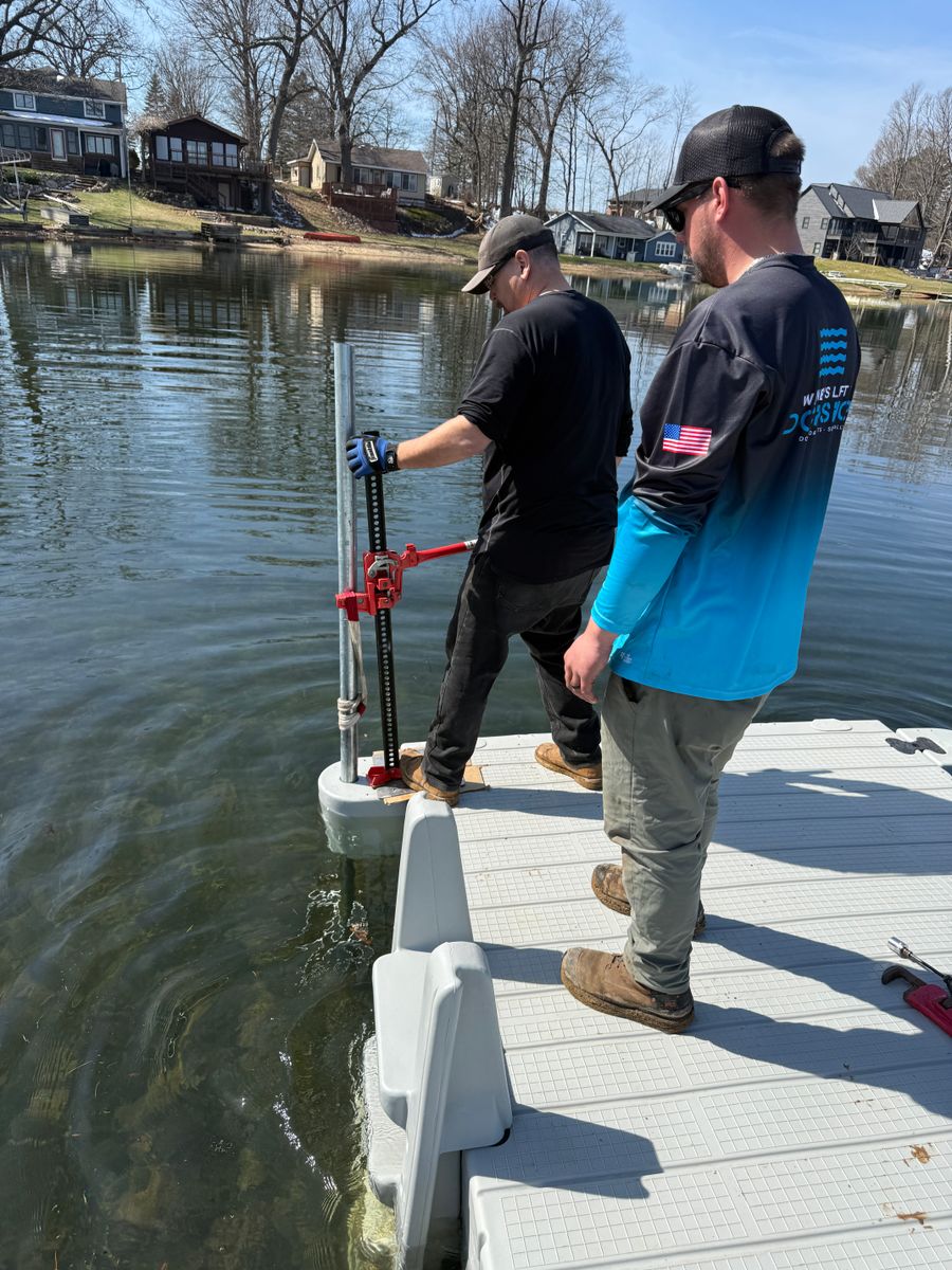 Boat Dock Installation and Removal for Wagner's Lift & Dock Shop LLC in Watervliet, MI