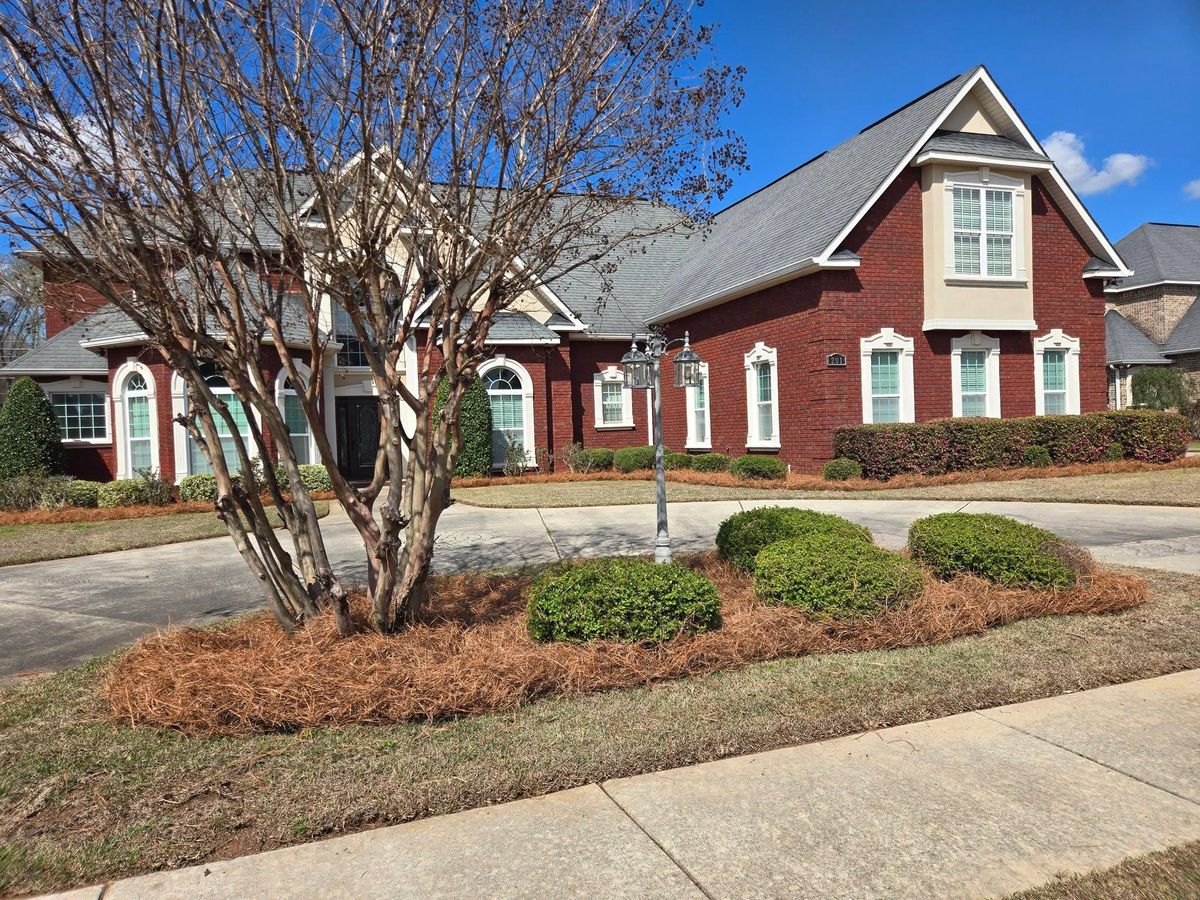 Pinestraw Install for Zepeda's Mowing in Fort Valley, GA