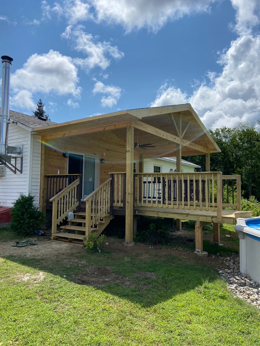 Deck & Patio Installation for Keeler’s Carpentry in Dolgeville,,  NY