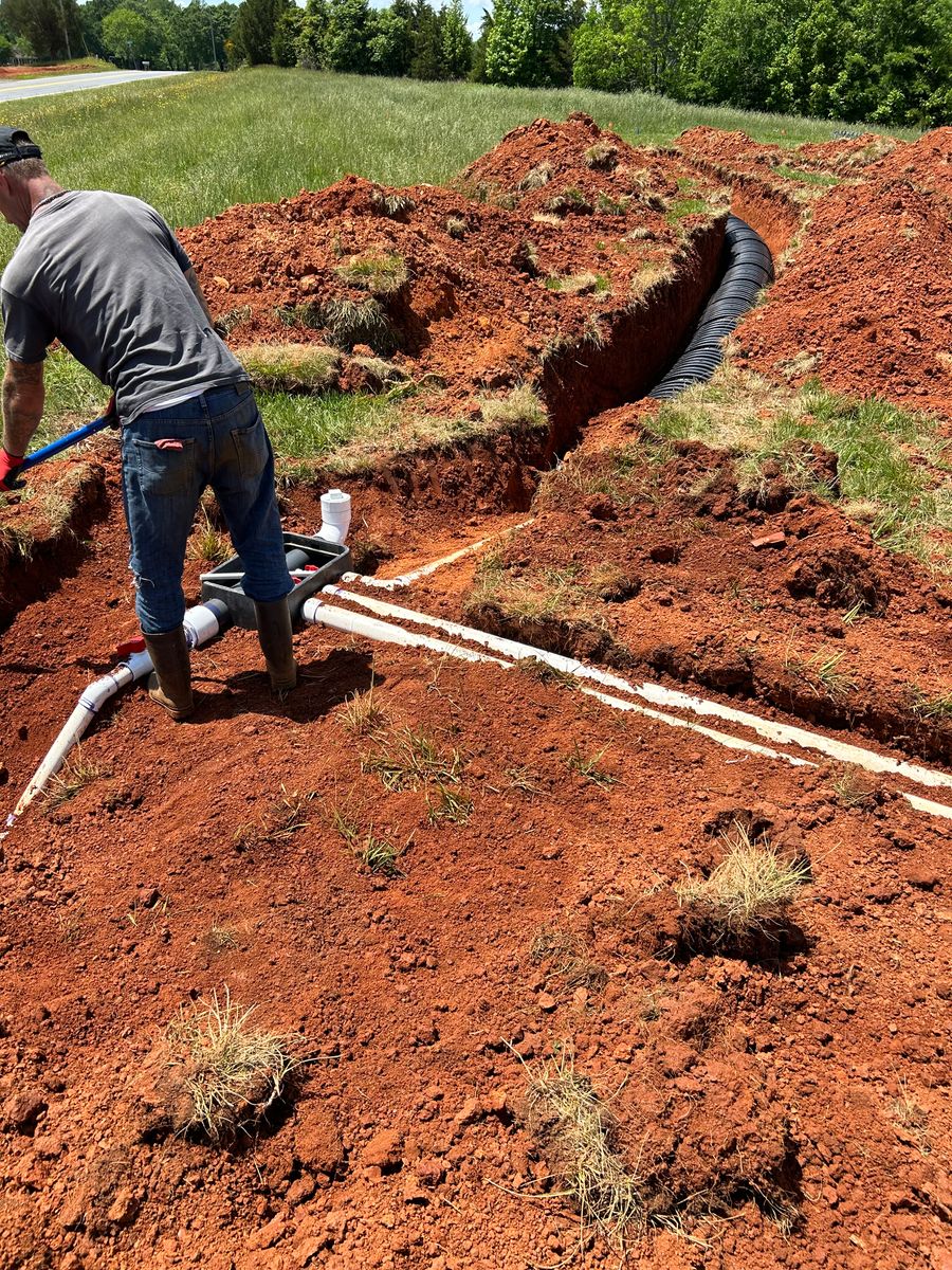 Land Grading for CST Dirt Solutions in Rowan, NC