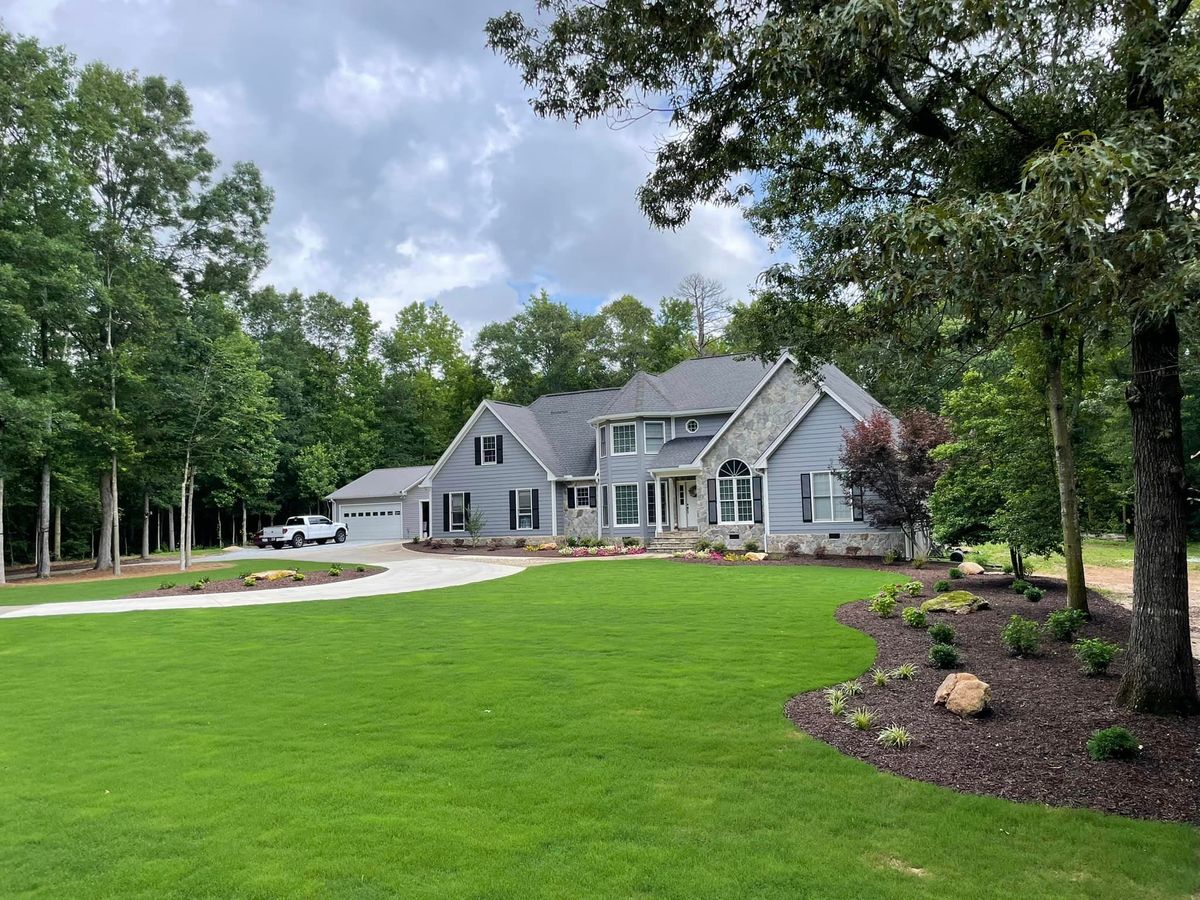 Landscape Installation for Peach State Landscaping in Hartwell, GA