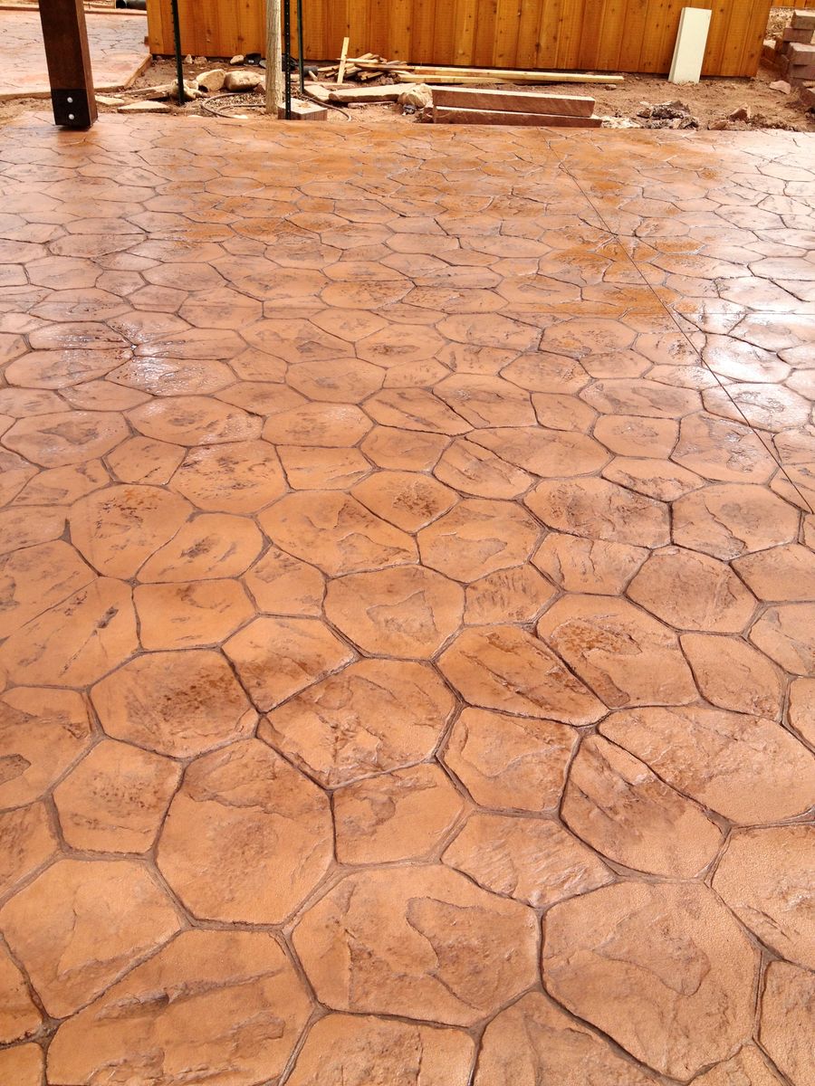 Decorative Concrete for Lawson Brothers Construction LLC in Moab, UT