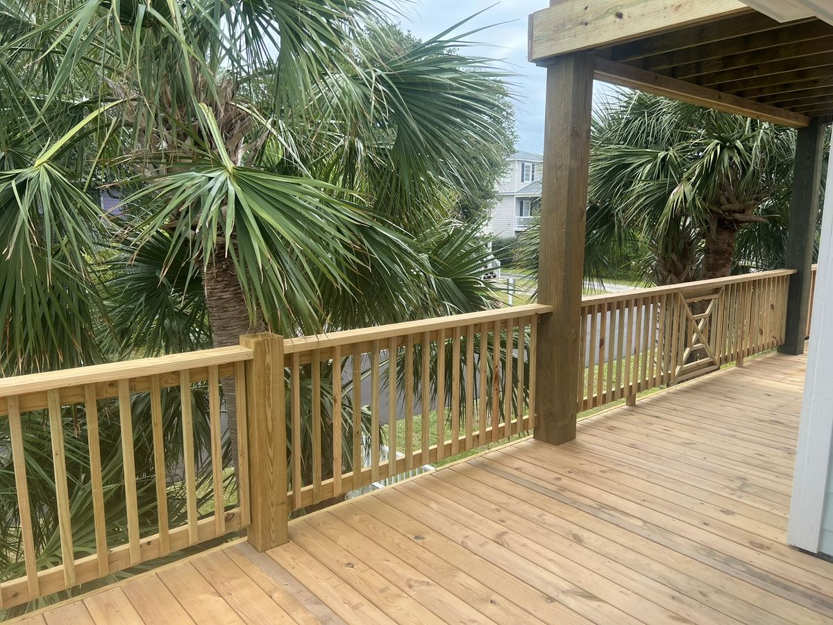 Deck and Patio Construction for MC2 Contracting Solutions in Wilmington, NC