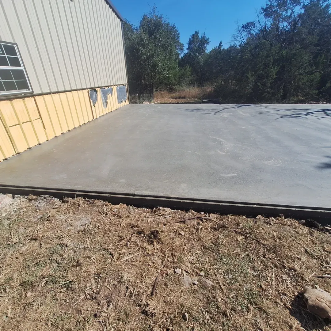 Concrete Slab Construction for Leo's Concrete Crew in Elgin, TX
