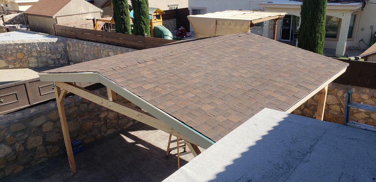 Roofing for BDR Innovations in El Paso, TX